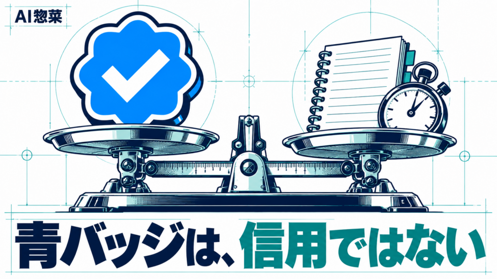 投資家にX Premiumは必要か――青バッジより、使う機能で費用対効果を測れの解説イラスト