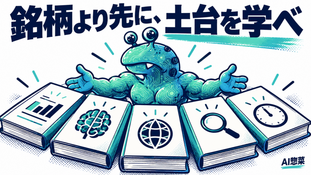投資家が本で学ぶべき5分野――Kindle Unlimitedを「読み放題」で終わらせるなの解説イラスト
