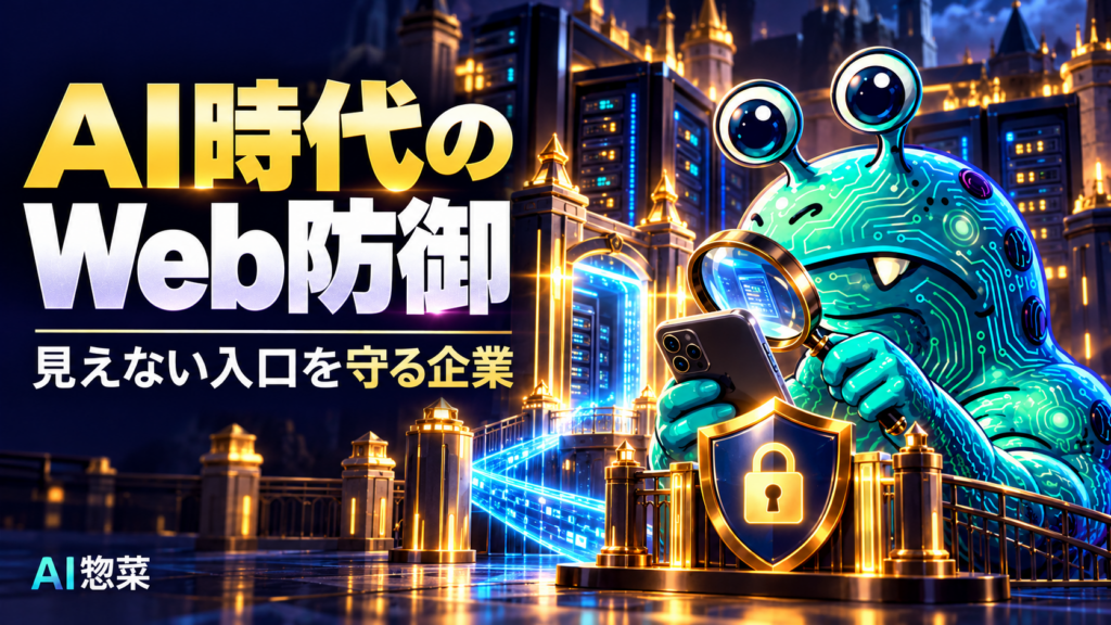 スマートフォンとサーバーをつなぐ入口を調べるAI惣菜。AI時代のWeb防御、見えない入口を守る企業。